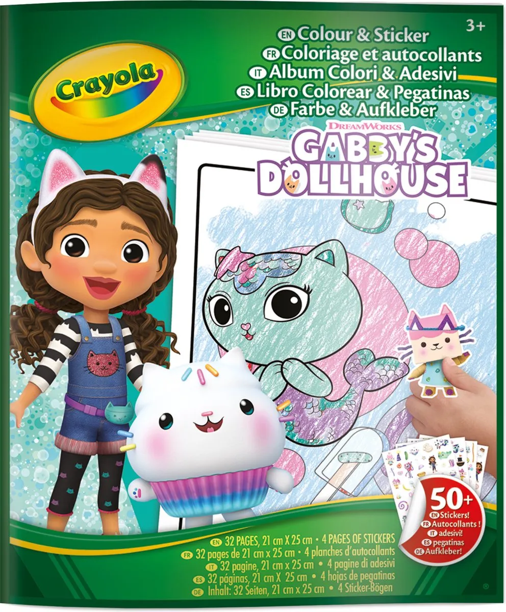 Crayola Gabby's Poppenhuis Kleurboek