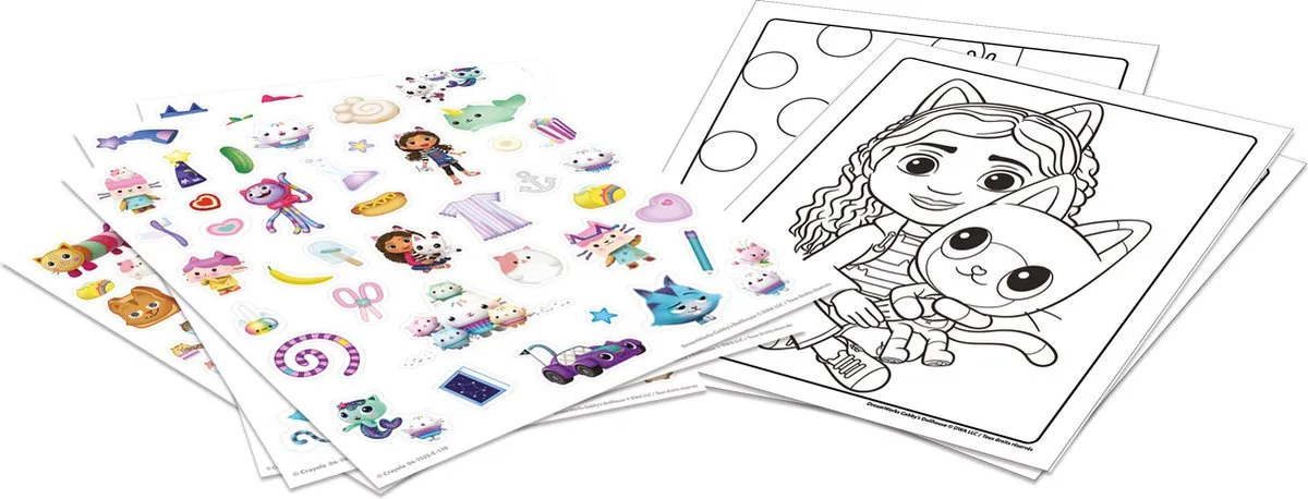 Crayola Gabby's Poppenhuis Kleurboek - Veelkleurig - 32 Pagina's