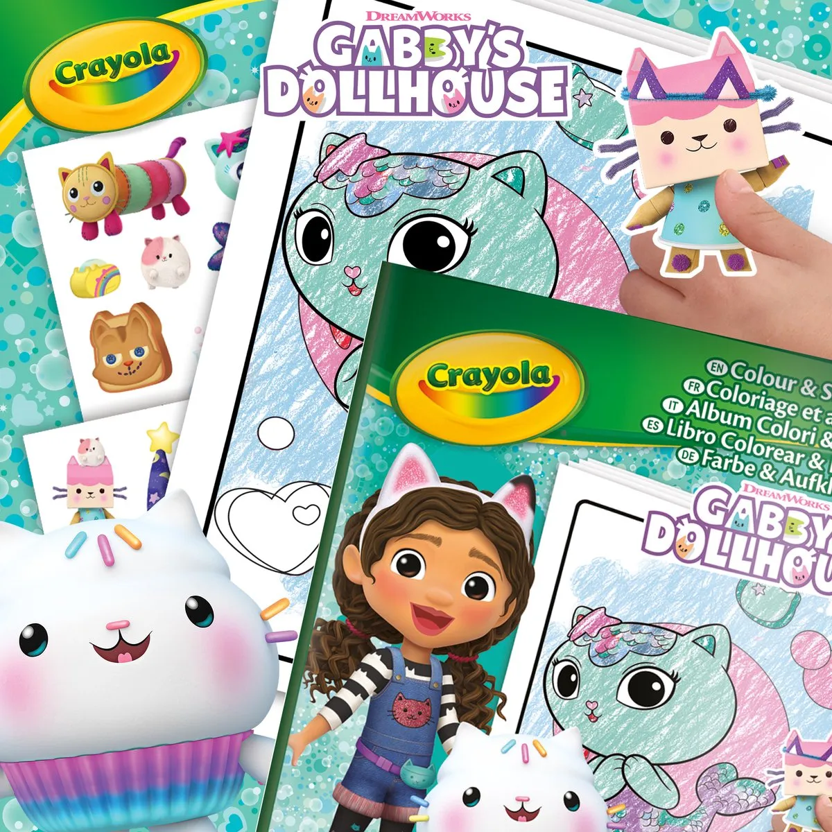 Crayola Gabby's Poppenhuis Kleurboek - Veelkleurig - 32 Pagina's