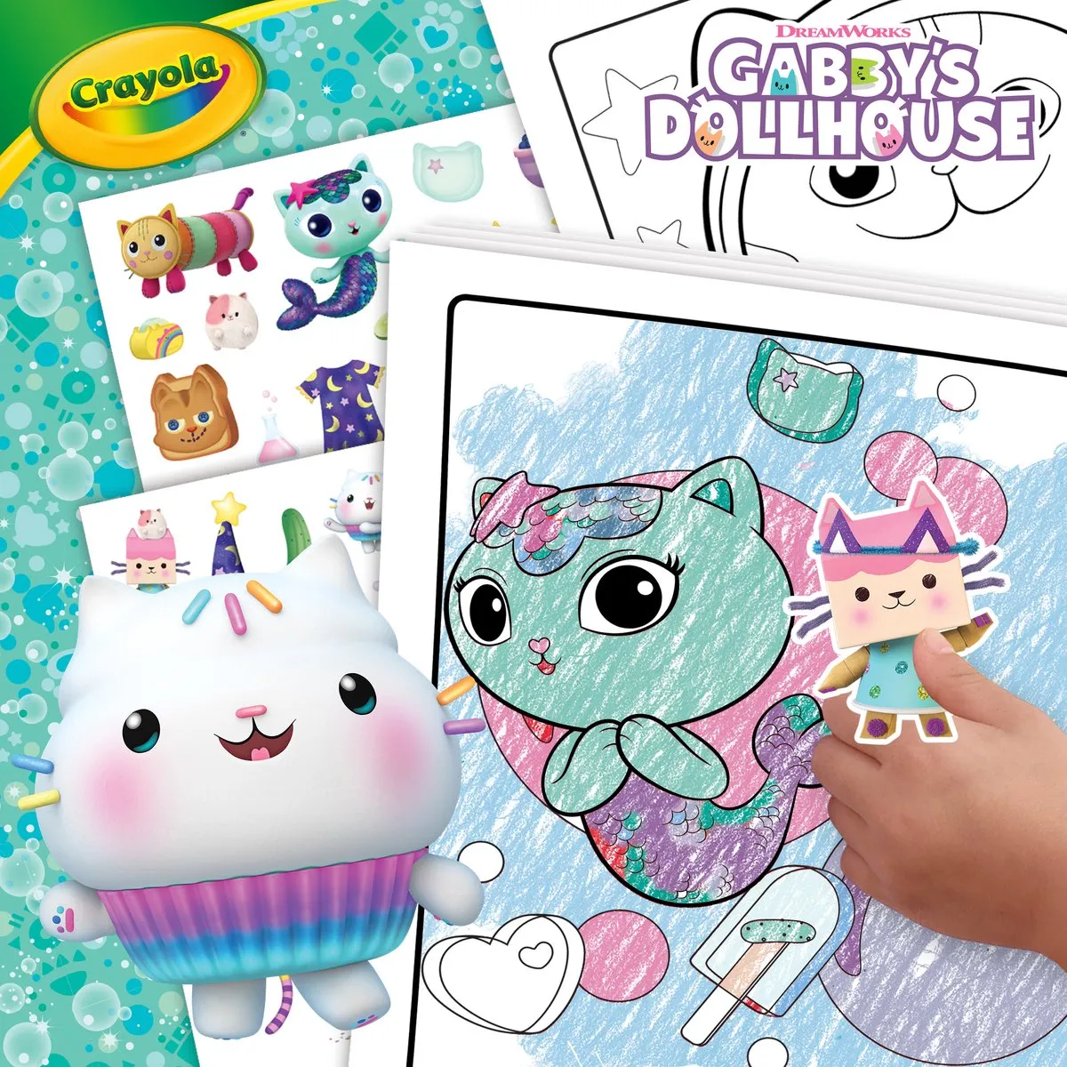 Crayola Gabby's Poppenhuis Kleurboek - Veelkleurig - 32 Pagina's