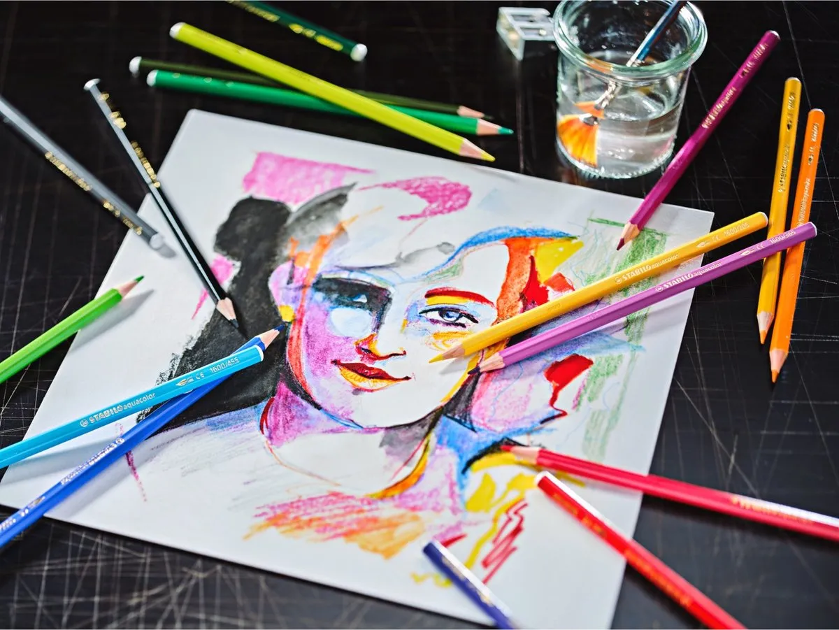 STABILO aquacolor ARTY Etui 24 Kleurpotloden - Multicolor