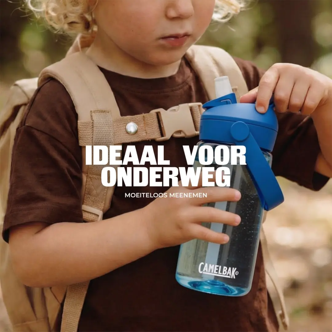 CamelBak Thrive Flip Straw Kids Drinkfles 400ml - Blauw