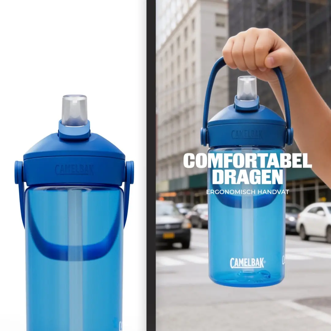 CamelBak Thrive Flip Straw Kids Drinkfles 400ml - Blauw