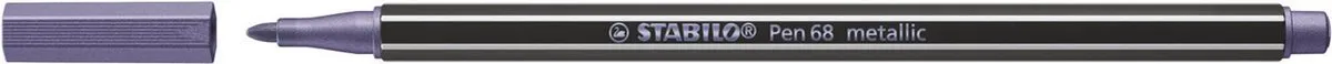 STABILO Pen 68 Metallic Viltstift - Licht Lila - afbeelding 6 van 6