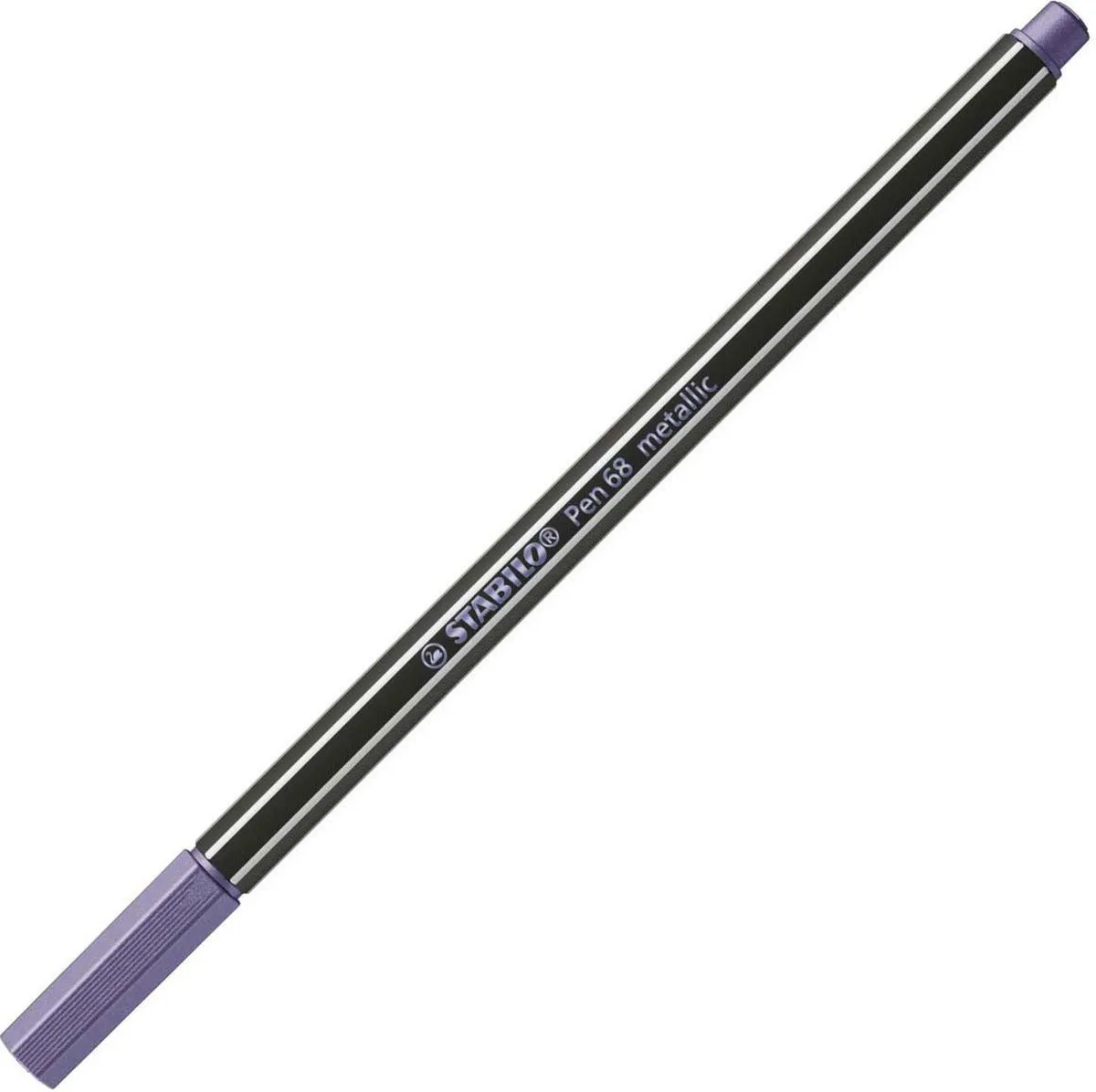 STABILO Pen 68 Metallic Viltstift - Licht Lila