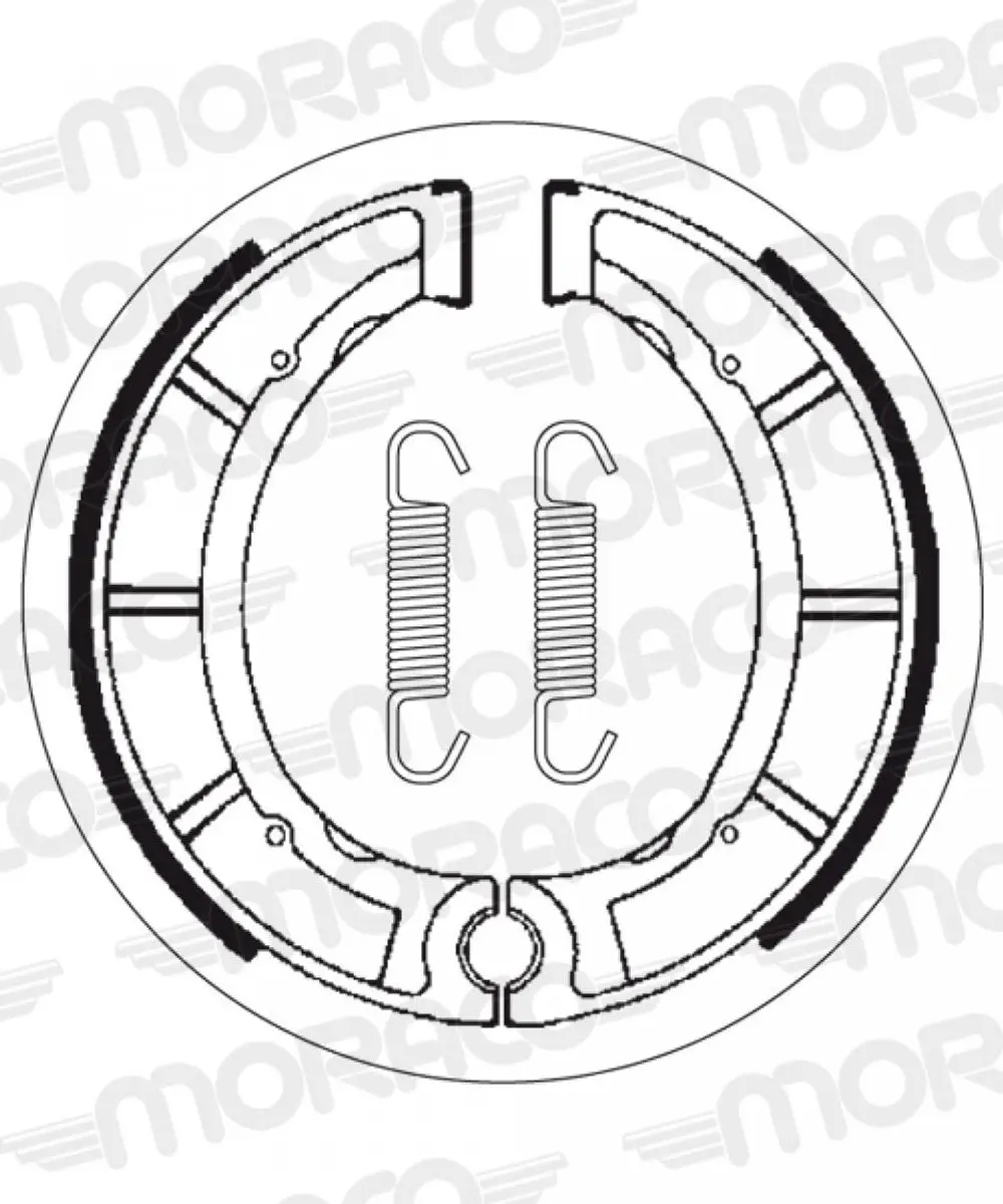 Mâchoire de frein SBS pour Moto Yamaha 250 SR 1980 à 1982 2035 Neuf