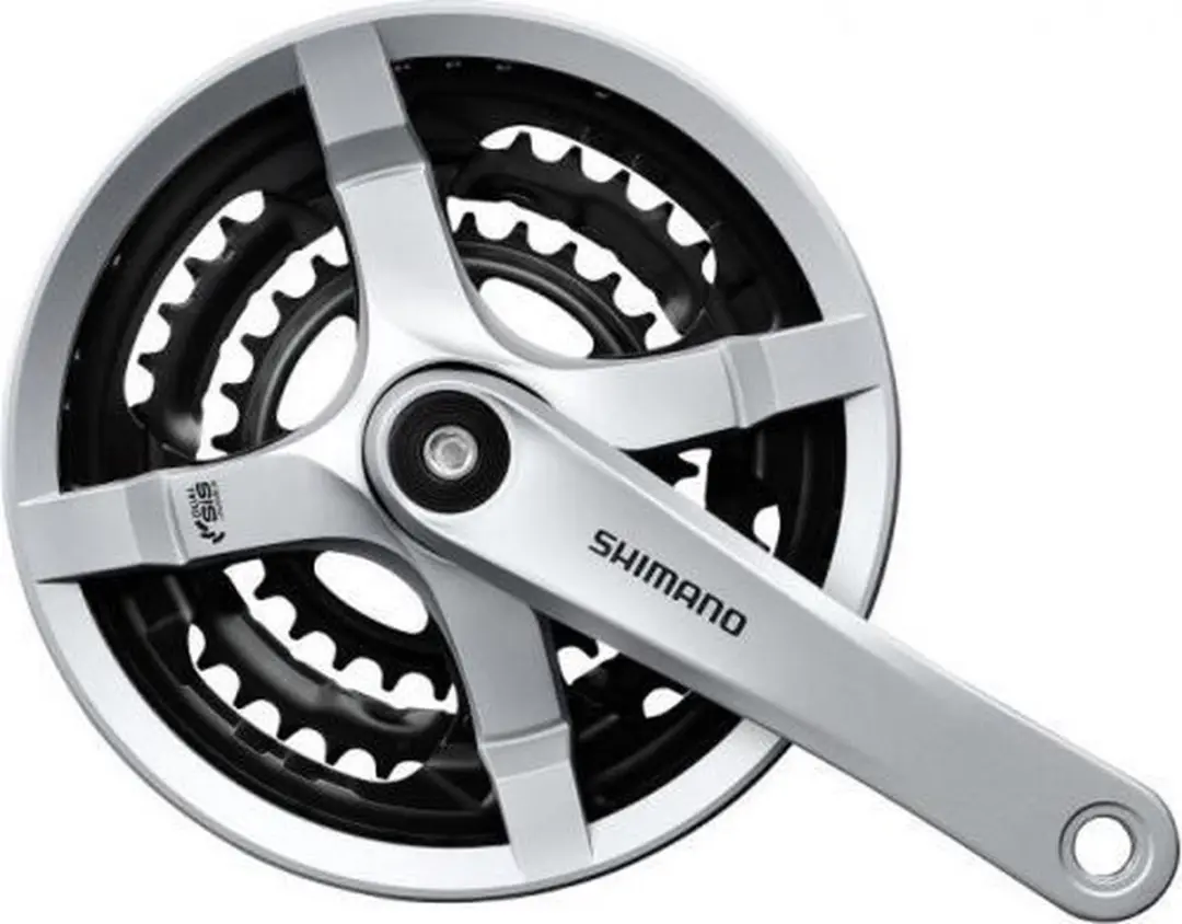 Shimano Crankstel 48/38/28T 175mm - Zilver - afbeelding 3 van 5