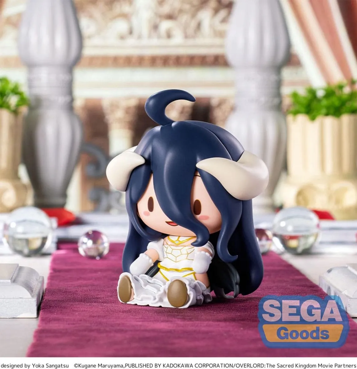 Sega Overlord Fuwa Petit Chibi Figure Albedo SEGA42411 - 10cm - Multi