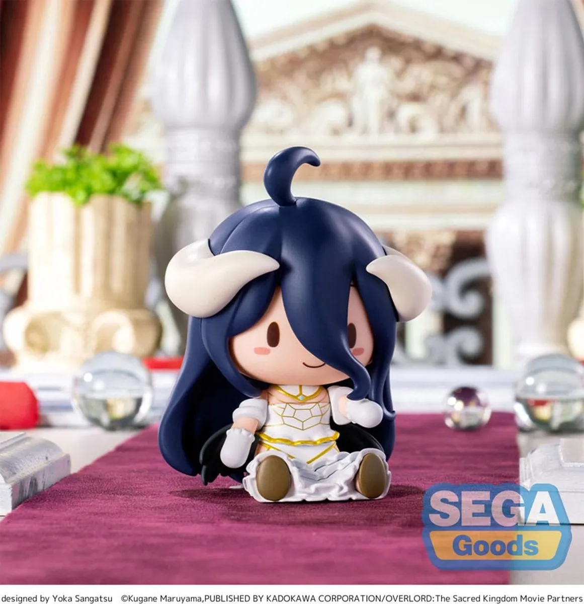 Sega Overlord Fuwa Petit Chibi Figure Albedo SEGA42411 - 10cm - Multi