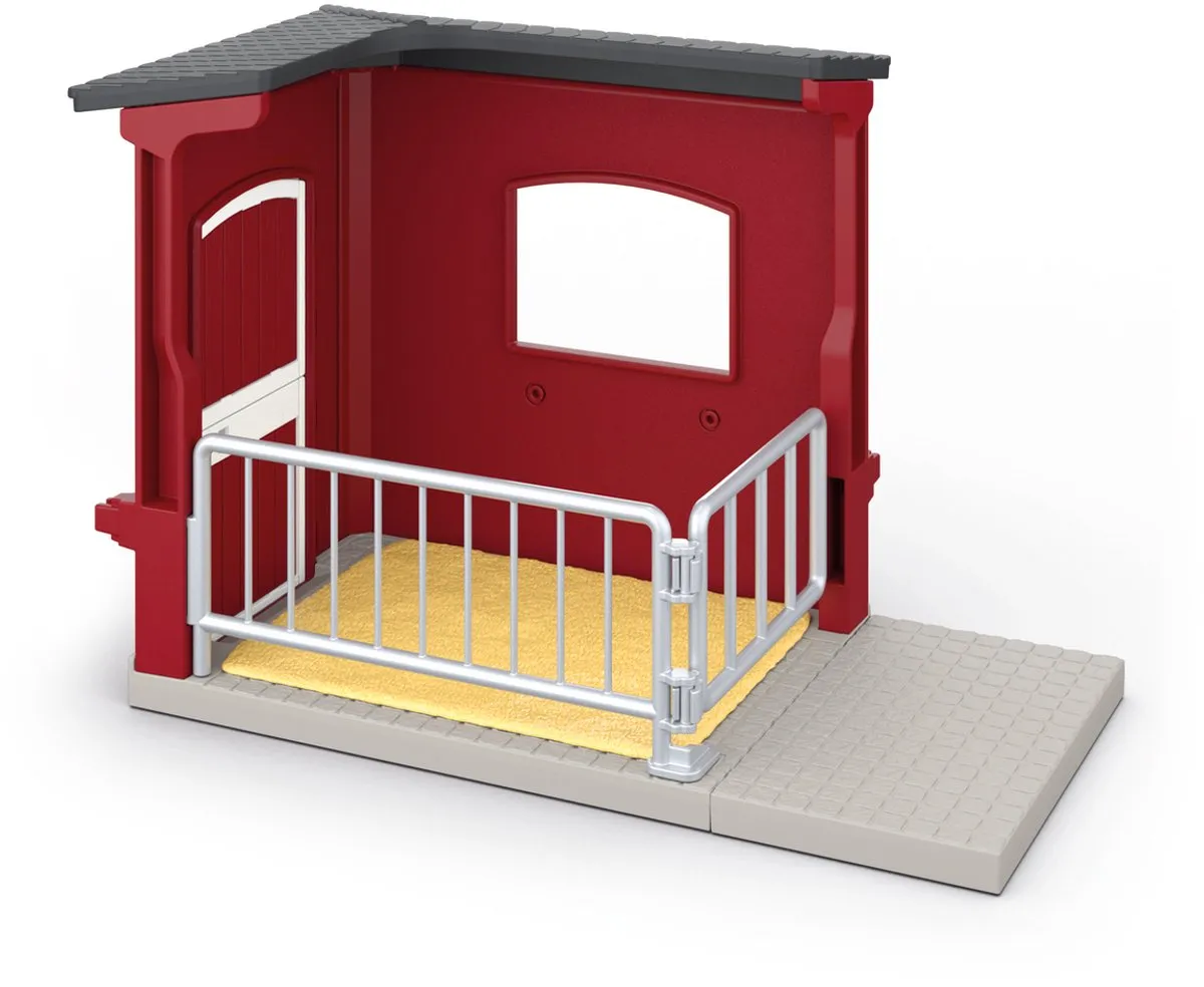 Schleich Farm World Geitenstal 42726 - Rood/Zwart