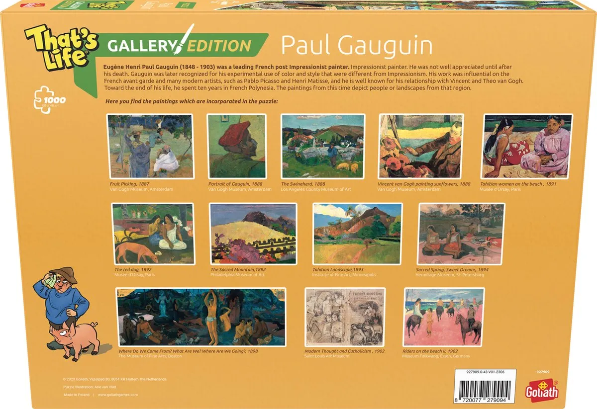 Goliath That's Life Paul Gauguin Legpuzzel 1000 Stuks - 68x48cm