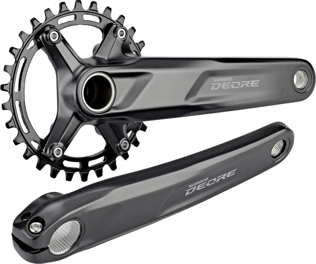 Shimano Deore FC-M5100-1 Crankstel 30T 175mm - Zwart - afbeelding 4 van 6