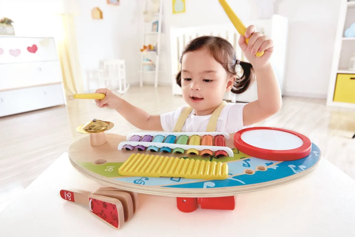 Hape Multifunctionele Miniband - Veelkleurig