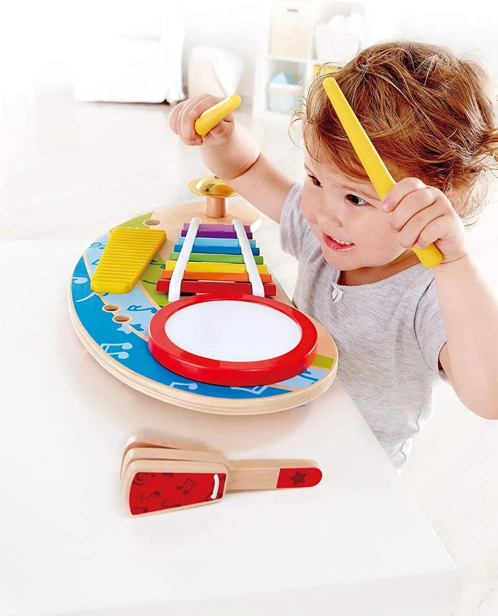Hape Multifunctionele Miniband - Veelkleurig