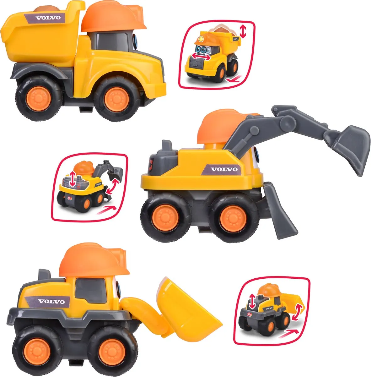 Smoby 204112010 Speelgoedauto Geel