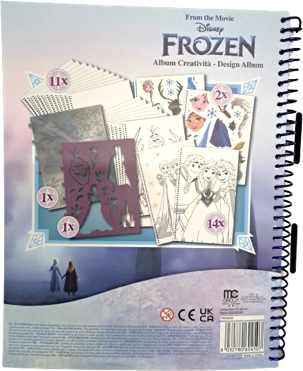 Disney Frozen Design Album - Diverse kleuren