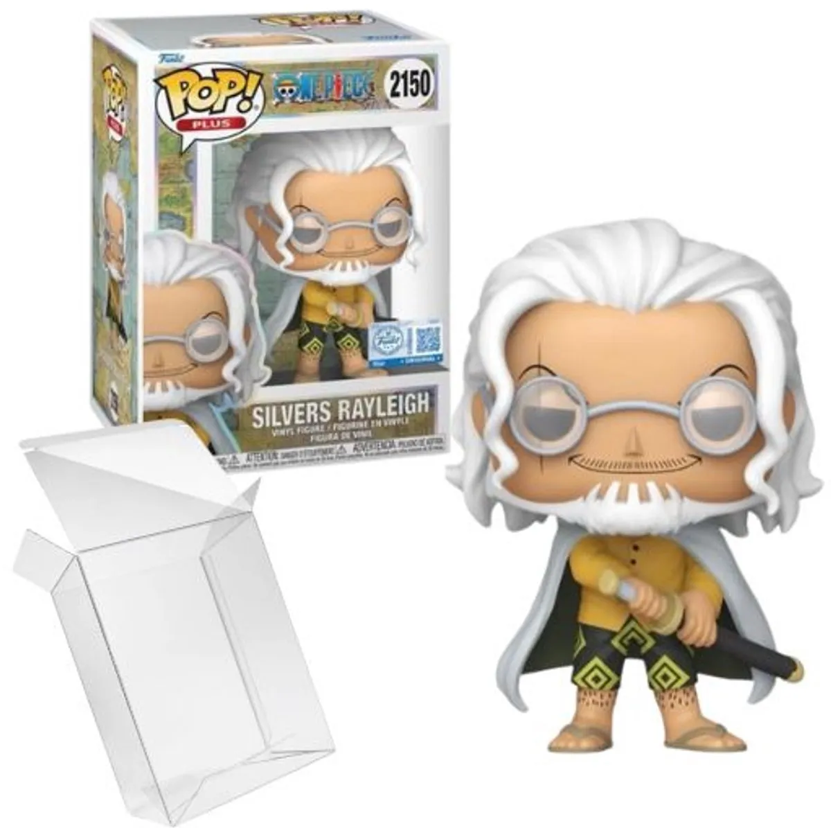 Funko Pop! Plus One Piece Silvers Rayleigh #2150 - Multicolor - afbeelding 2 van 2