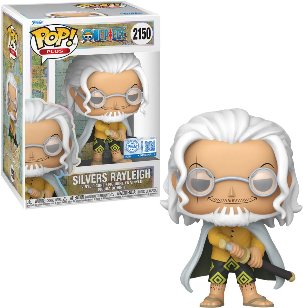 Funko Pop! Plus One Piece Silvers Rayleigh #2150