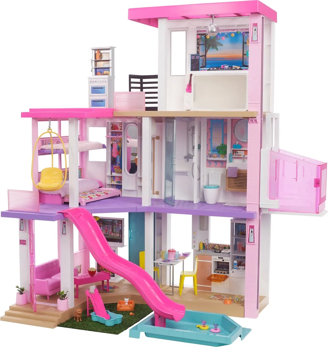 Barbie Droomhuis Poppenhuis 109cm