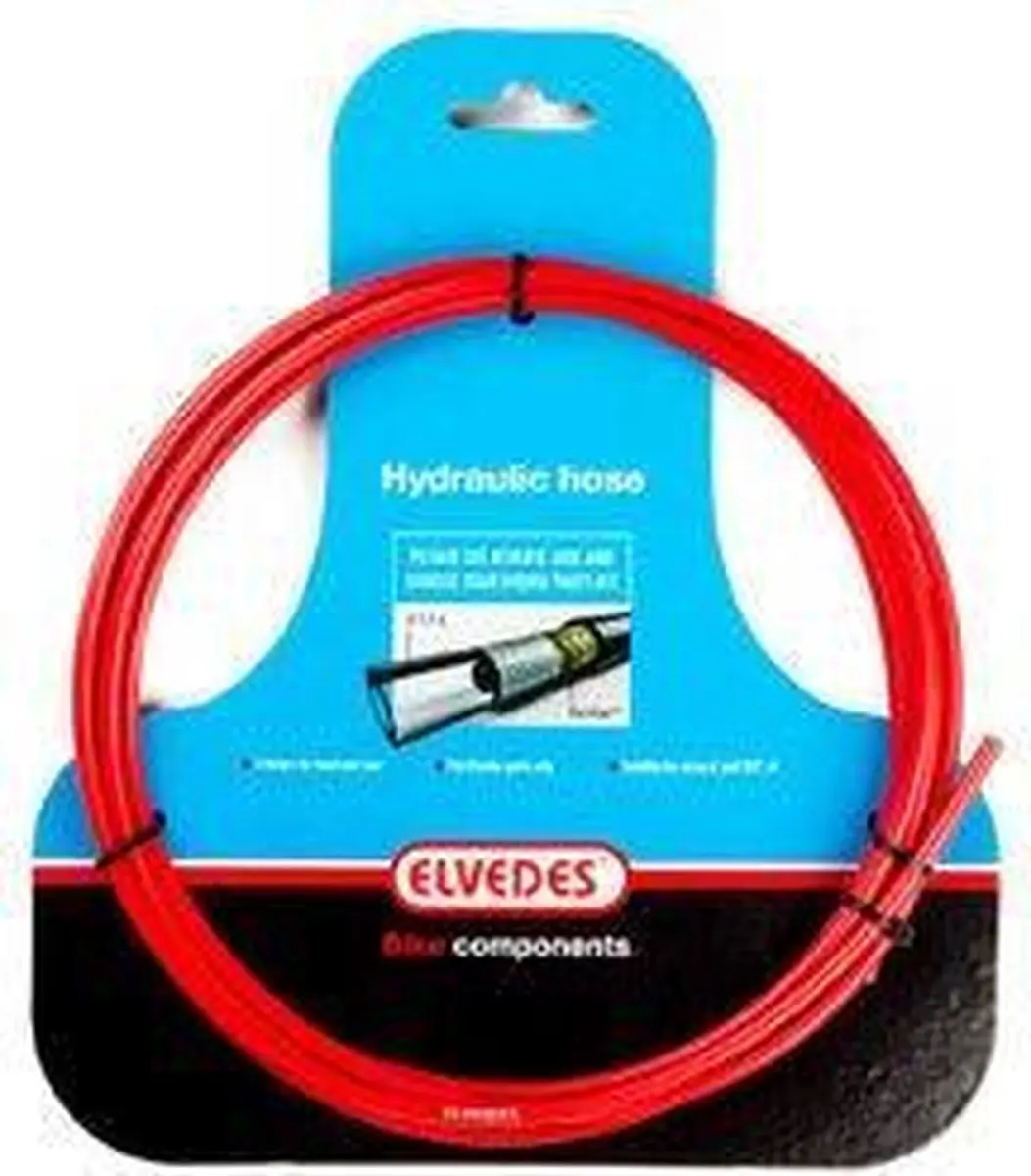 Elvedes Schijfrem Hydro Slang - Rood - afbeelding 5 van 5