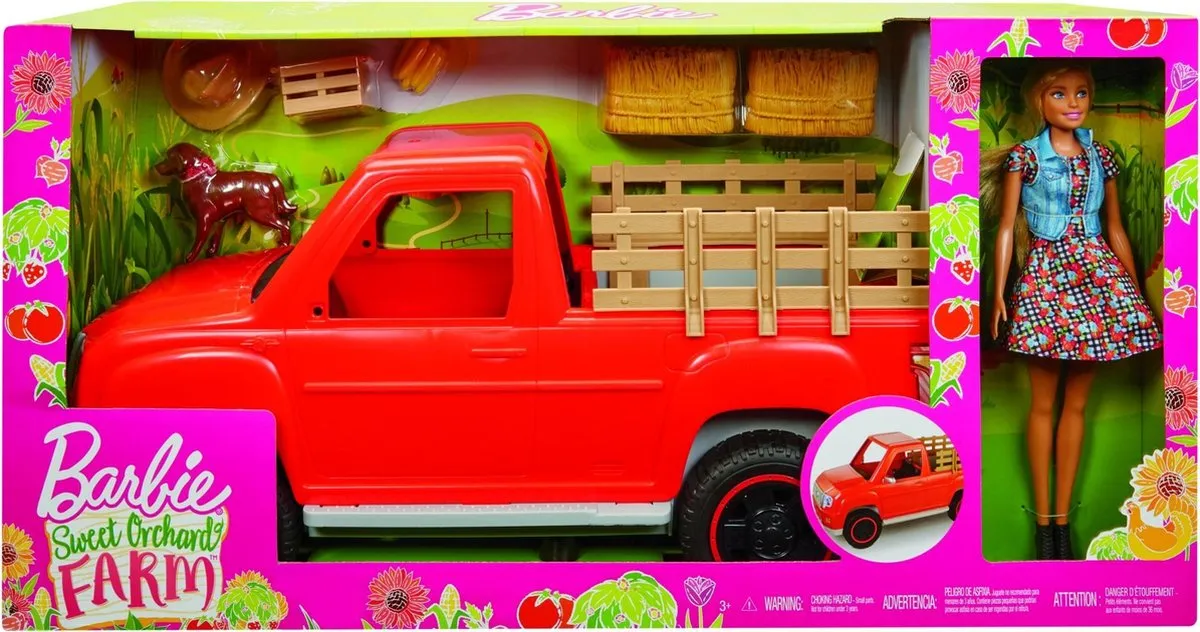 Barbie Sweet Orchard Farm Vehicle GFF52 - Rood