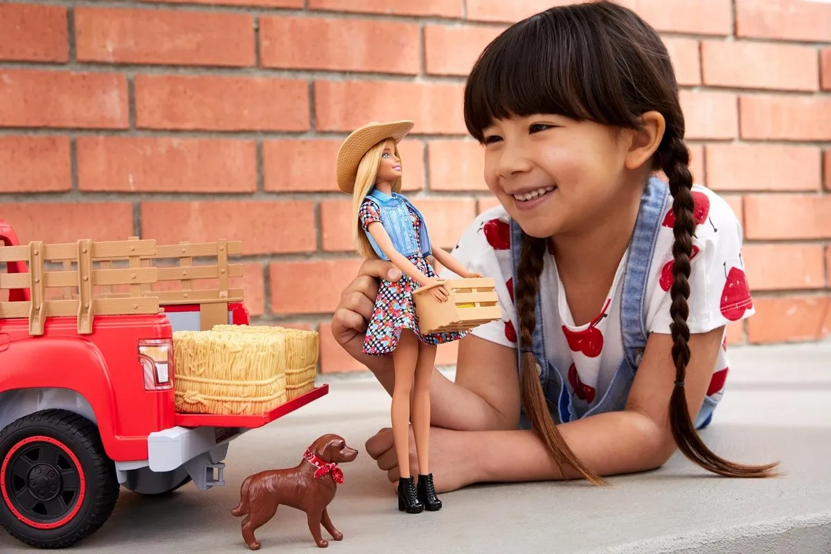 Barbie Sweet Orchard Farm Vehicle GFF52 - Rood