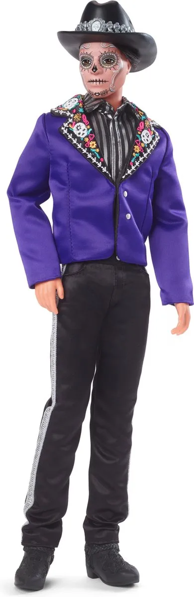 Barbie Signature Ken Dag van de Doden-pop HJX15 - Meerkleurig