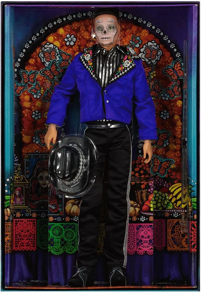 Barbie Signature Ken Dag van de Doden-pop HJX15