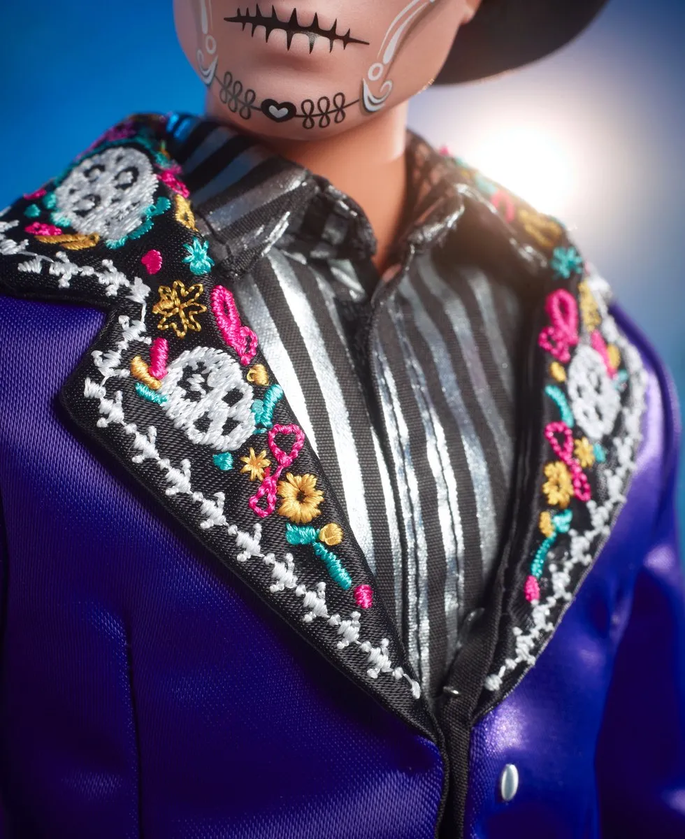 Barbie Signature Ken Dag van de Doden-pop HJX15 - Meerkleurig - afbeelding 6 van 6