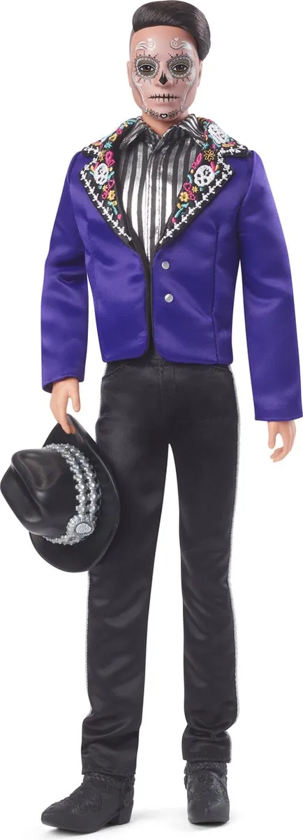 Barbie Signature Ken Dag van de Doden-pop HJX15 - Meerkleurig