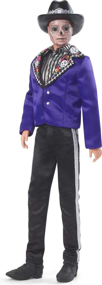 Barbie Signature Ken Dag van de Doden-pop HJX15 - Meerkleurig