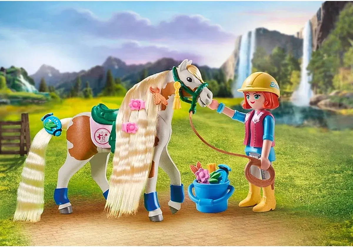 Playmobil Horses of Waterfall Ellie met Paard 71639 - Multicolor
