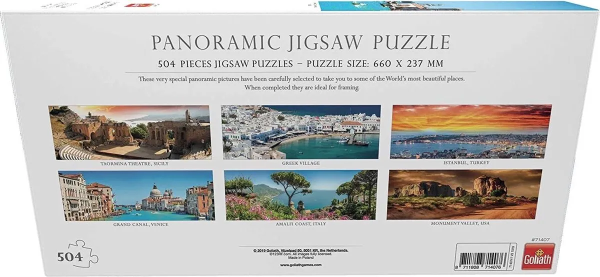 Goliath Grand Canal Venice Legpuzzel 504 Stuks - Multicolor