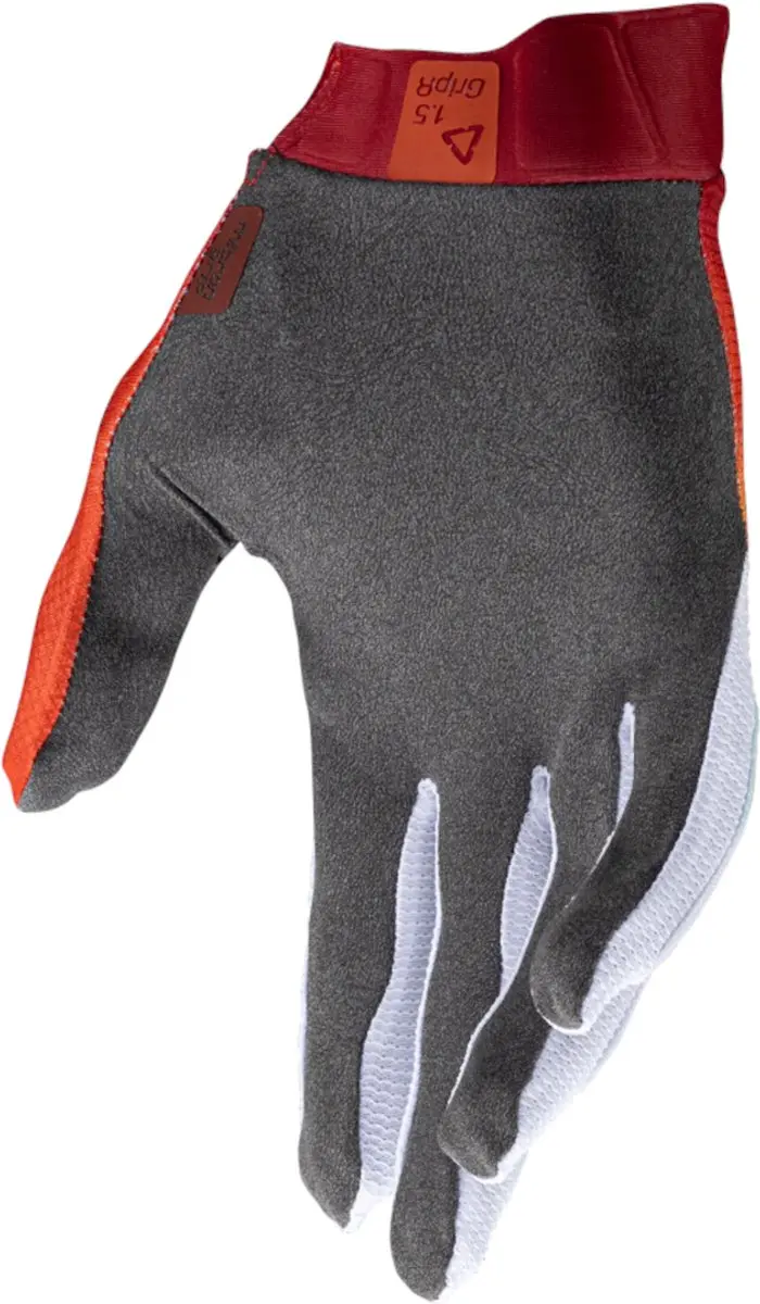 Leatt 1.5 GripR Sunrise 2025 Motorcross Handschoenen - Zwart/wit/oranje 2XL
