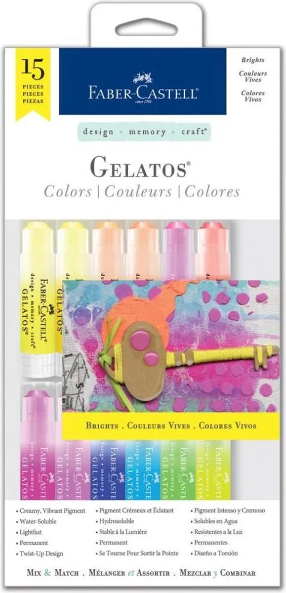 Faber-Castell Design Memory Craft Gelatos Kit Brights