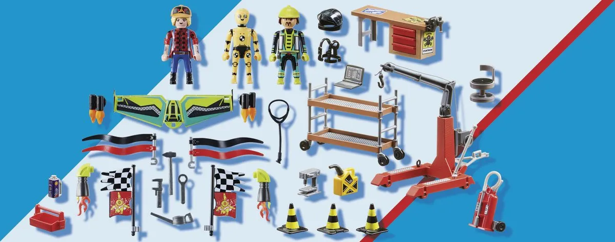 Playmobil Air Stuntshow Servicestation 70834 - Multicolor - afbeelding 6 van 6