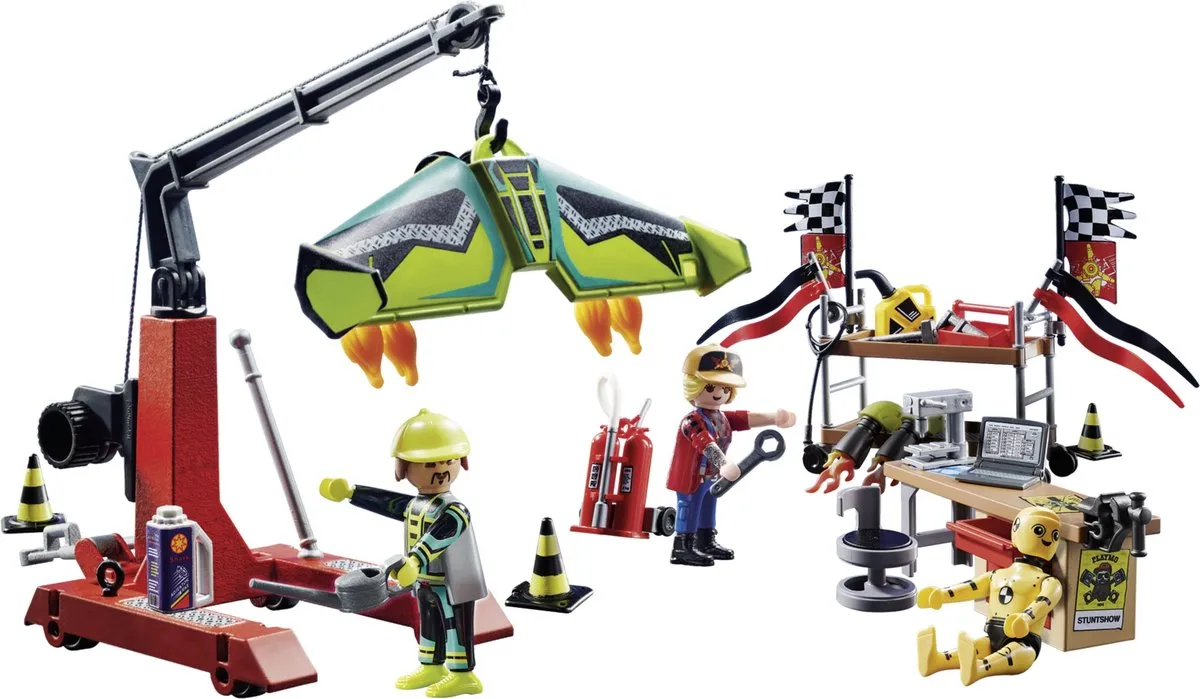Playmobil Air Stuntshow Servicestation 70834 - Multicolor