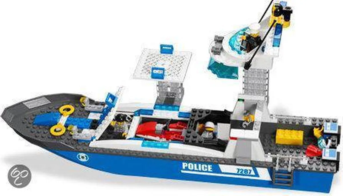 LEGO City Politieboot 7287 - 172 Stukken