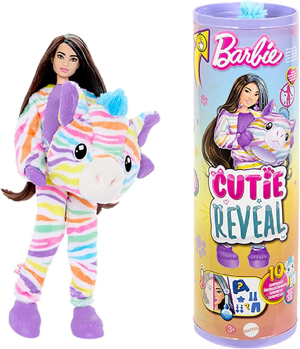 Barbie Cutie Reveal Color Dream Zebrapop