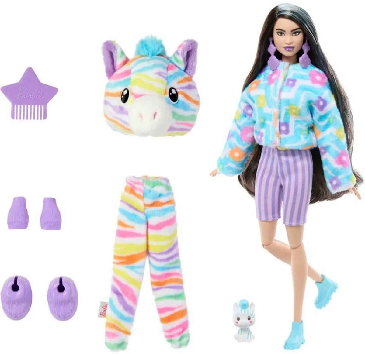 Barbie Cutie Reveal Color Dream Zebrapop