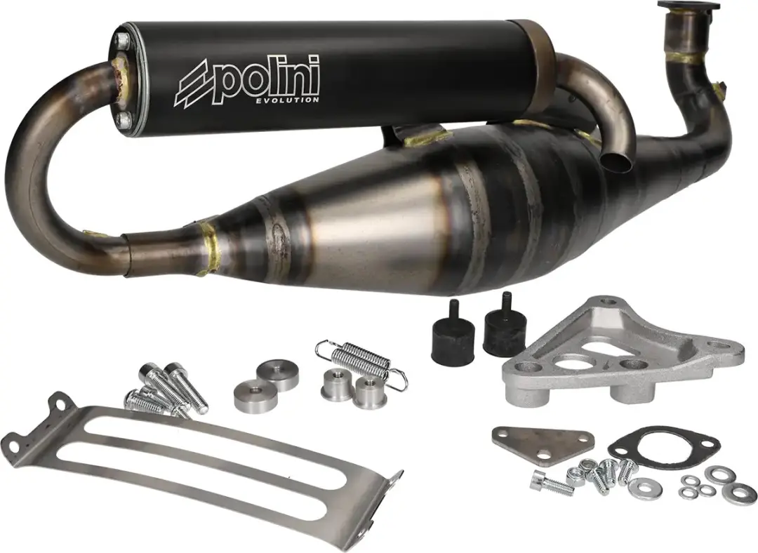 Polini 70cc Evolution 3 uitlaat voor Minarelli Horizontaal 50cc 2 Takt