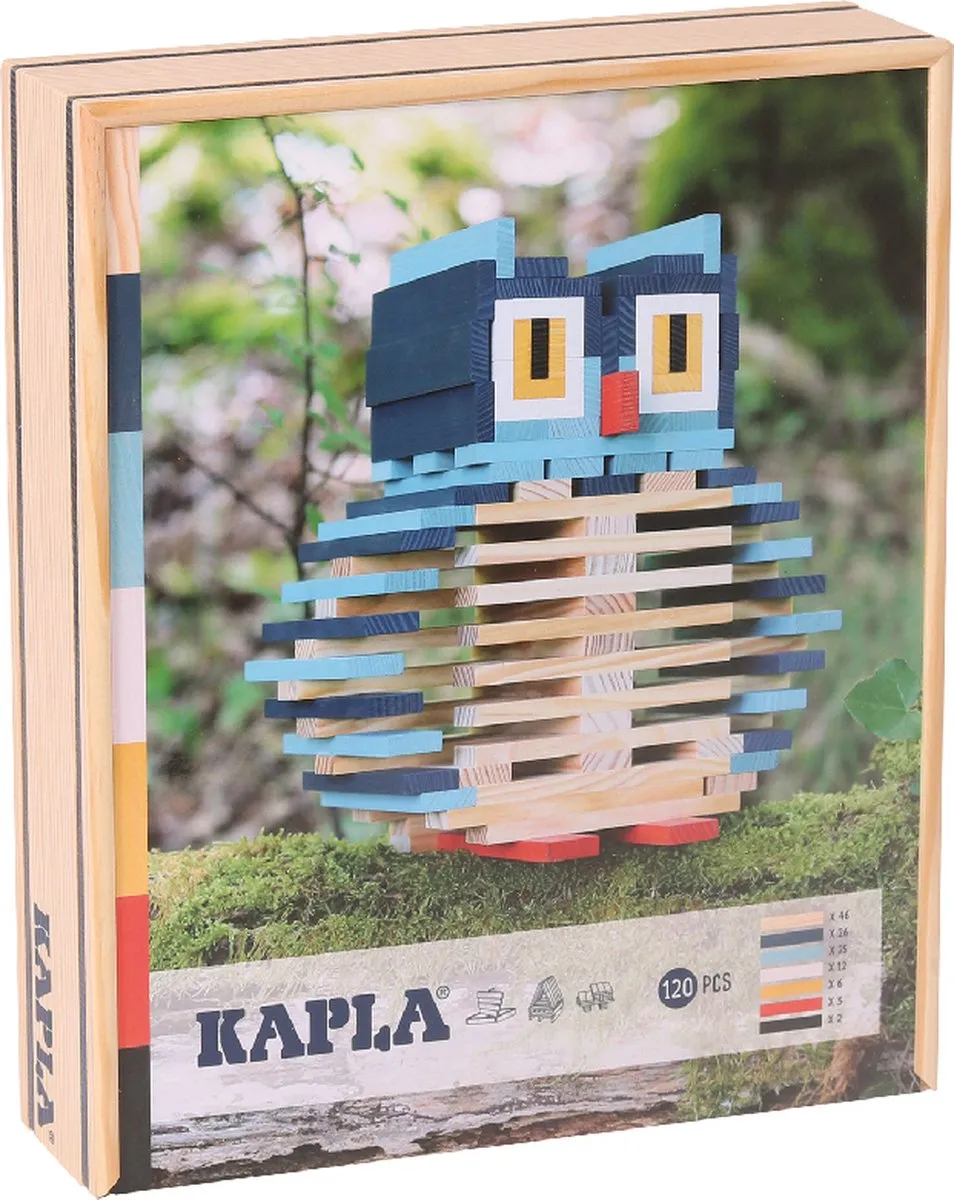 KAPLA Uil Koffer Constructiespeelgoed 120 Stuks