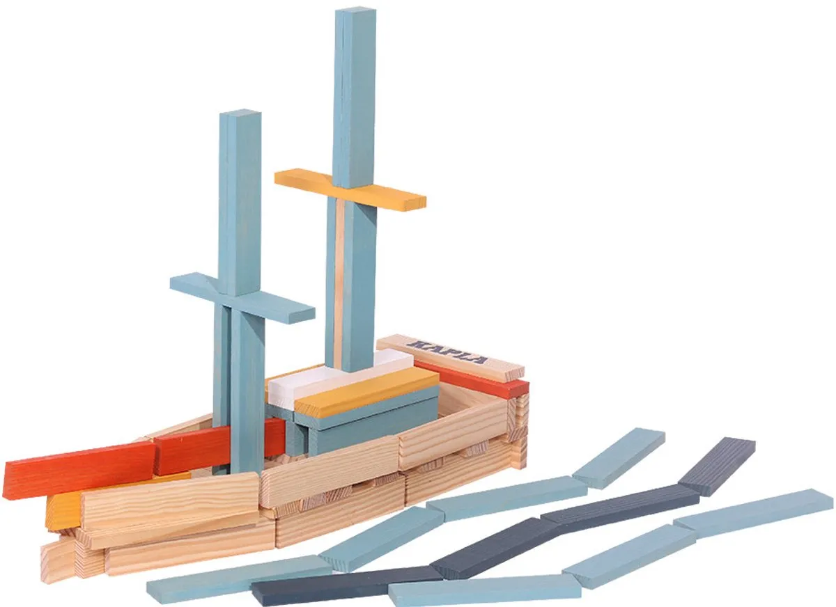 KAPLA Uil Koffer Constructiespeelgoed 120 Stuks - Meerkleurig - afbeelding 6 van 6