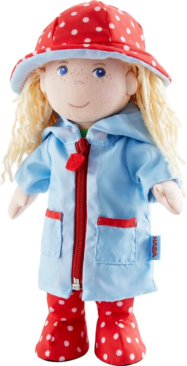 Haba Klerenset Poppen Regentijd 303255 - Blauw/Rood