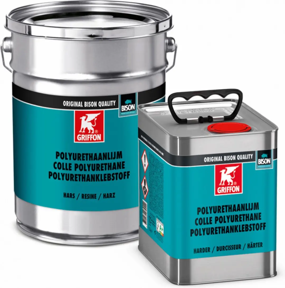 Bison Polyurethaanlijm 15kg+Verharder 2.5kg