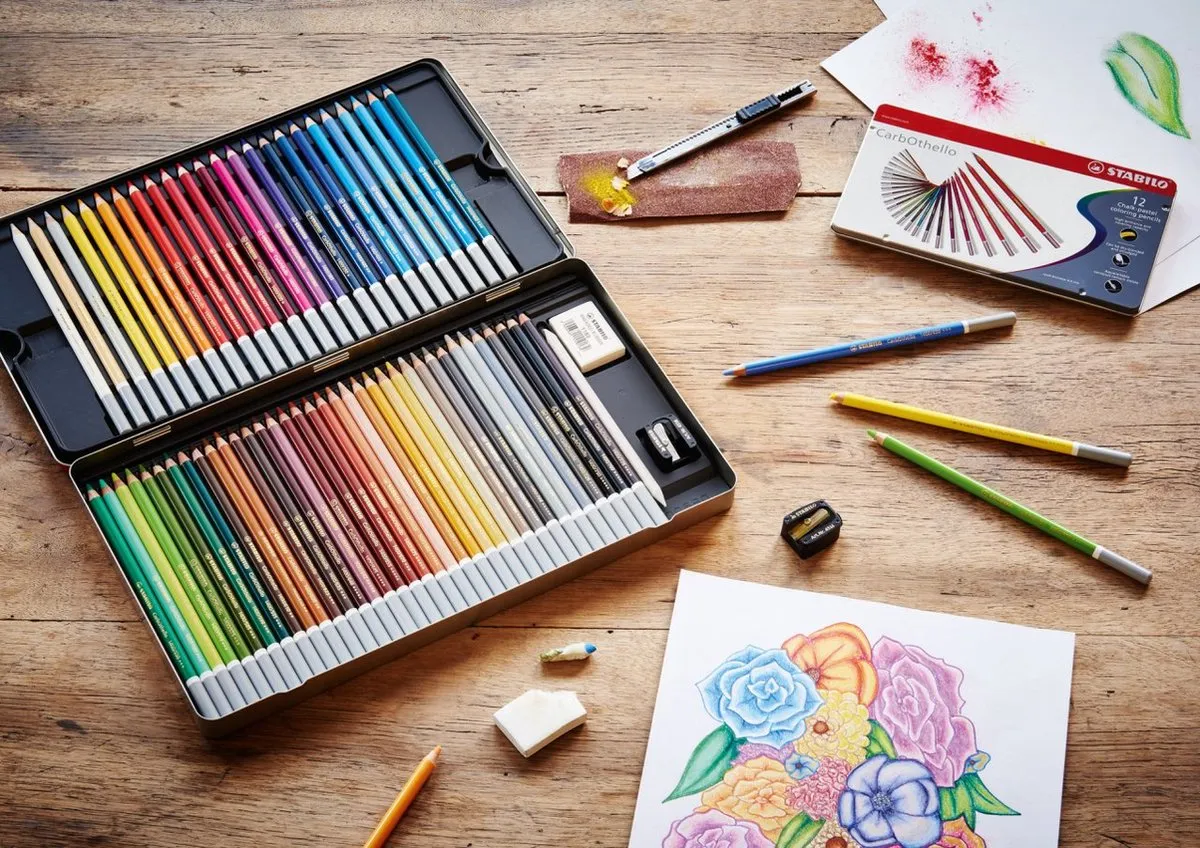 STABILO CarbOthello Kalkpastel Kleurpotlood Titaanwit