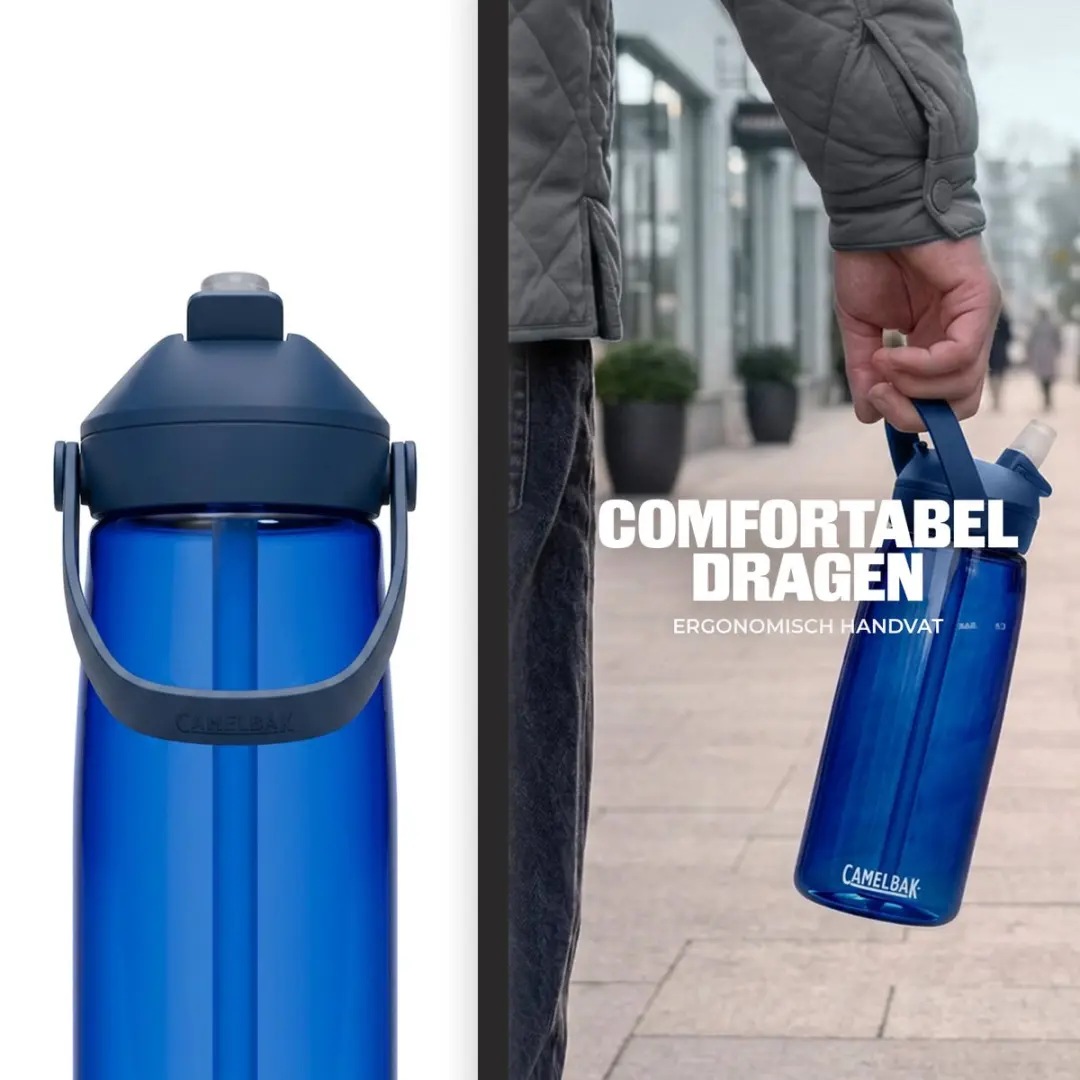 CamelBak Thrive Flip Straw CB2852405001 Drinkfles 1L - Blauw