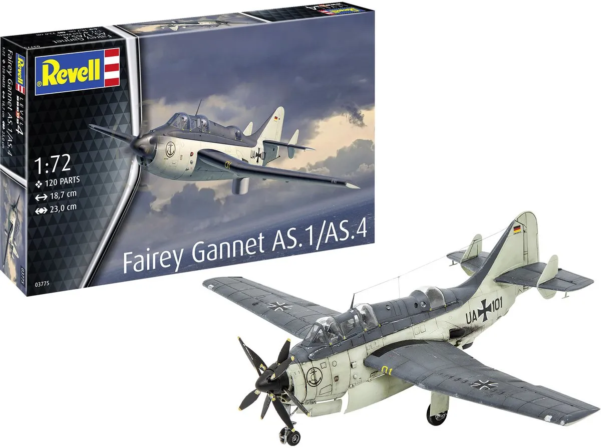 Revell 03775 Fairey Gannet AS.1/AS.4 Modelbouwpakket Vliegtuig 1:72
