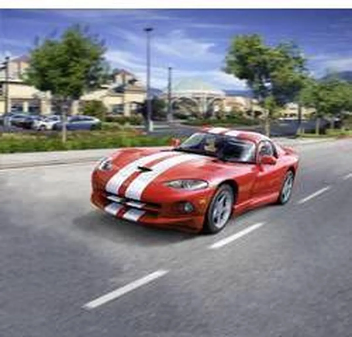 Revell Dodge Viper GTS 1:25 Modelbouwpakket - 79 Onderdelen - Wit/Rood