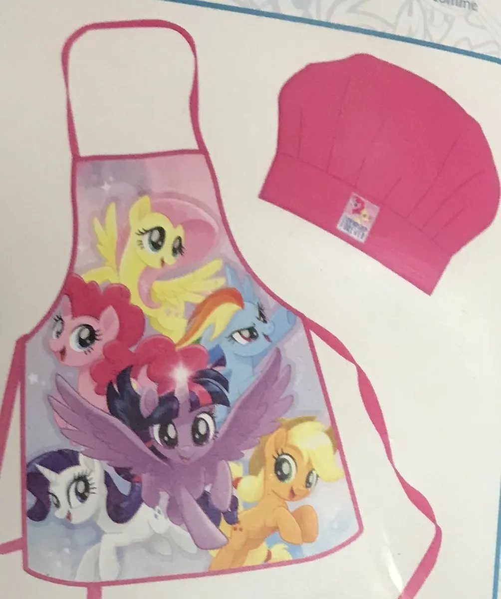 My Little Pony Kooksmuts & Schort - 116/122 Roze
